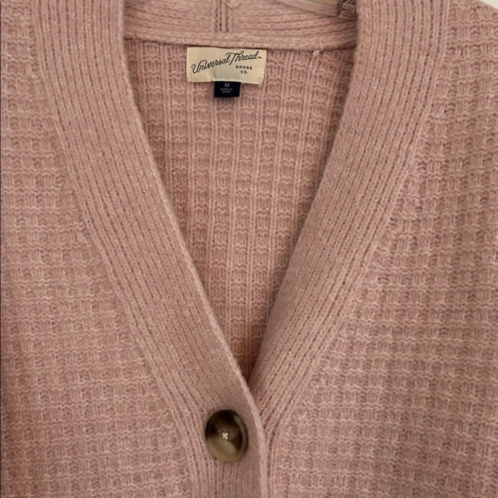 Universal Thread Blush Cardigan Sweater - Picture 2 of 4